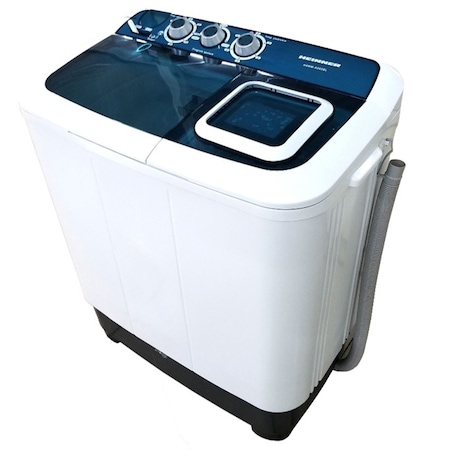 5. Mașina de spălat rufe semiautomată Heinner HSWM-AD65BL – Soluția Simplă și Practică
