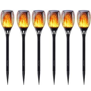 Set de 6 Lampi Solare pentru Exterior Flacara Echo Soul