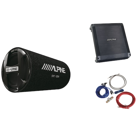 Amplificator Alpine SWT-12S4 cu Subwoofer