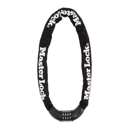 Antifurt Master Lock lant cu cifru negru