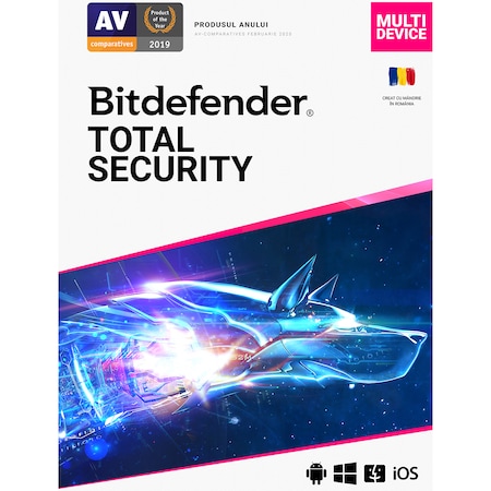 Antivirus Bitdefender Total Security Windows, macOS, Android, iOS