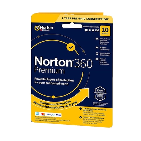 Antivirus Norton Security Standard PC, Mac, Android si iOS