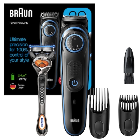 Aparat pentru tuns si ingrijirea barbii Braun Beard Trimmer BT5240 Wet&Dry