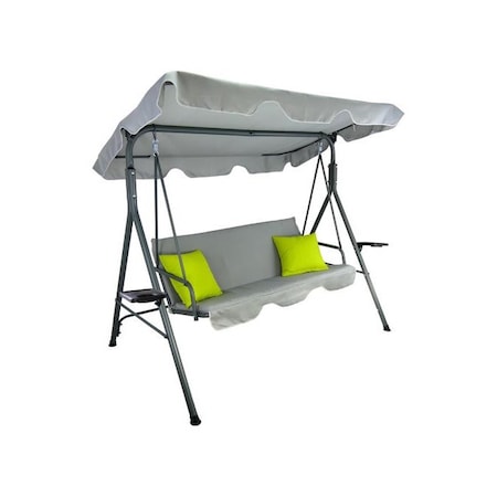 Balansoar gradina 3 persoane structura metal 170 x 110 x 153 cm