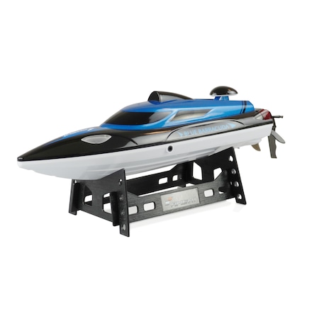 Barca RC cu telecomanda Blue Barracuda V2 2,4 GHz