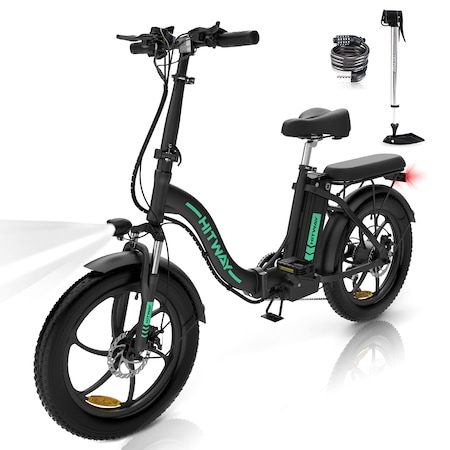 Bicicleta electrica HITWAY 20″ FatTire Bicicleta pliabila