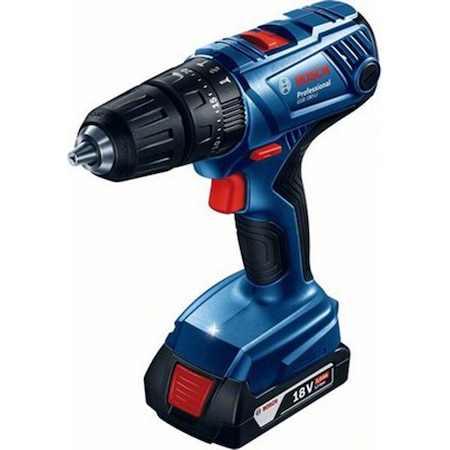 Bormașină cu percuție Bosch Professional GSB 180-LI cu 2 acumulatori
