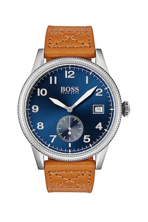 BOSS Ceas cu o curea de piele si subcadran pentru secunde