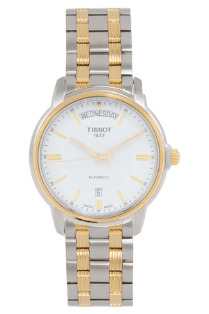 Cadou barbatesc ceas automatic cu bratara de otel Tissot