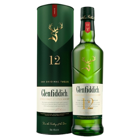 Cadou barbatesc Whisky Glenfiddich 12YO
