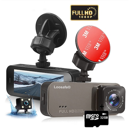 Camera auto dubla DVR Loosafe RoadTeam T701