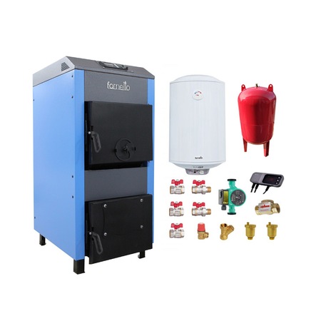 Centrala pe lemne, brichete si carbuni Fornello A 35 kW