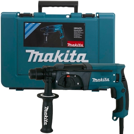 Ciocan rotopercutor cu fir Makita HR2470 cu mandrina SDS-Plus