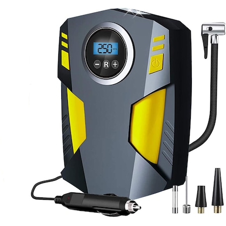 Compresor auto digital 3 in 1 Vaxiuja cu inchidere automata