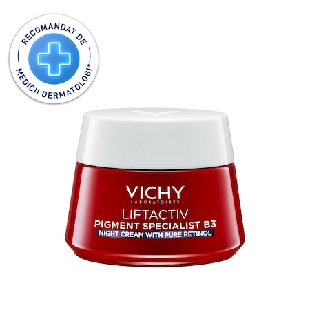 Crema de noapte anti-rid cu retinol pur si niacinamida Vichy Liftactiv B3