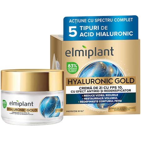 Crema de zi Elmiplant Hyaluronic Gold