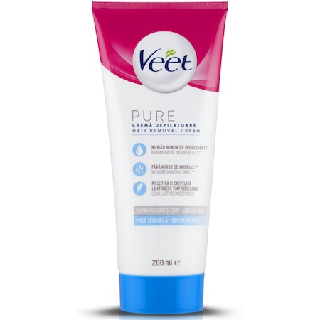 Crema depilatoare Veet pentru piele sensibila