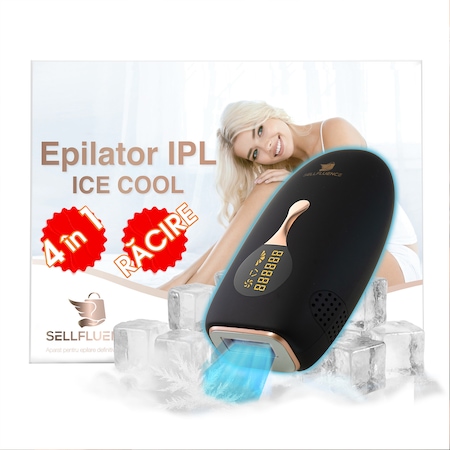 Epilator IPL Sellfluence cu tehnologie ICE-COOL