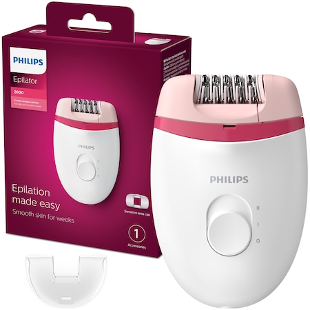 Epilator Philips Satinelle BRE235/00 cu cap de epilare lavabil