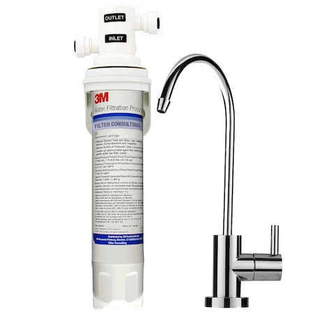 Filtru apa potabila 3M Aqua-Pure Complete 4000 litri Carbon Block Argintat