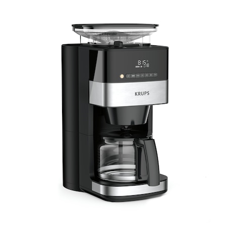 Filtru de cafea Krups Grind&Brew KM832810 cu vas din sticla