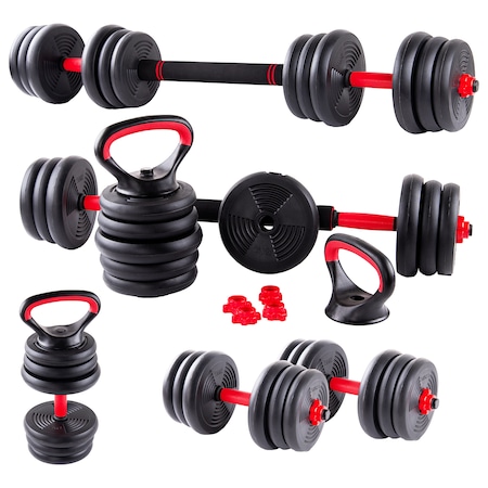 Gantere reglabile kettlebell FitTronic 6 in 1