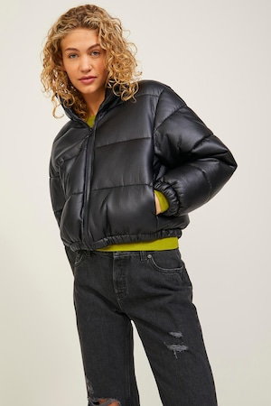Geaca crop de piele ecologica JJXX