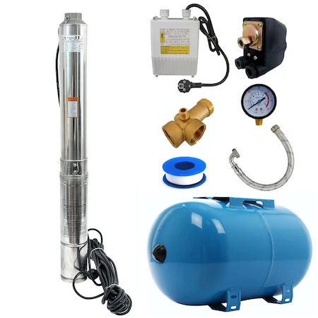 Hidrofor cu pompă apă submersibilă Zinith Italy 4STM807 50L