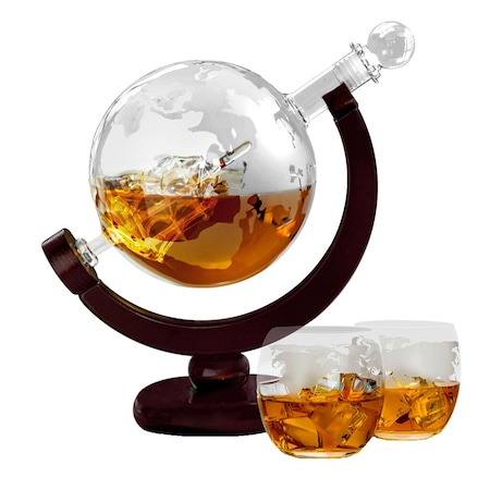Idei cadouri barbati decantor bauturi Glob