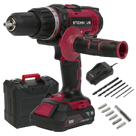 Mașină de găurit / bormașină cu percuție cu acumulator Steinhaus PRO-CD18H