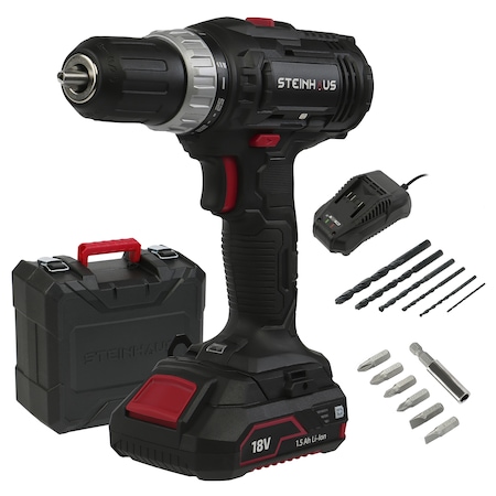 Masina de gaurit si insurubat cu acumulator Li-Ion Steinhaus PRO-CD18+