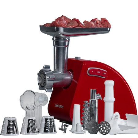 Maşină de tocat carne electrică Oursson MG5530/RD de 1500 W