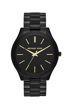 Michael Kors Ceas dama rotund din otel inoxidabil Slim Runway