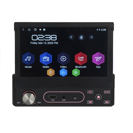 Navigatie Gps Auto 1DIN cu ecran retractabil