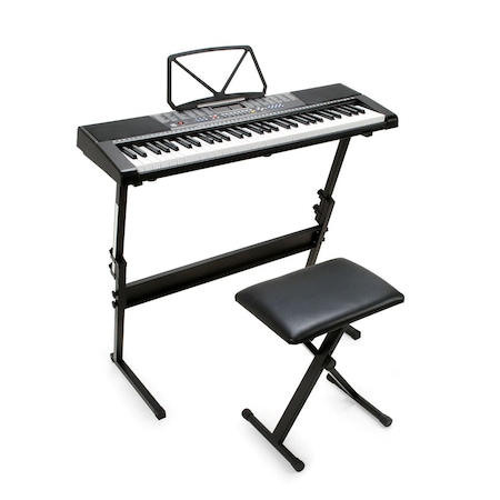 Orga electronica cu 61 clape Timeless Tools, cu suport si taburet