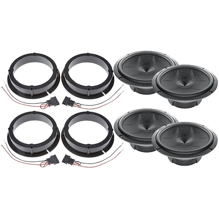 Pachet Difuzoare Auto Hertz EV Dedicat VW Passat, Golf, Bora, Polo