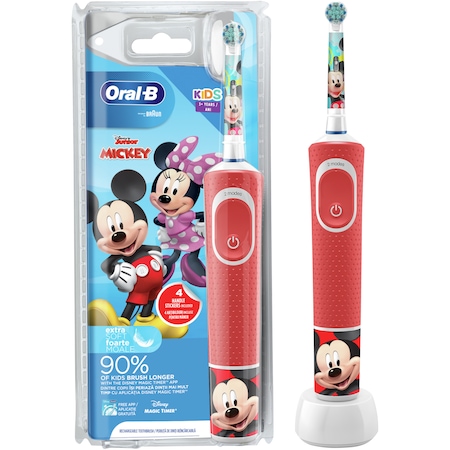 Periuța de dinți electrică Oral-B D100 Vitality Mickey Mouse pentru copii