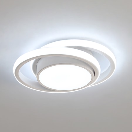 Plafoniera LED Goeco Aluminiu Circular 2500LM Alb rece