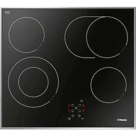 Plită electrică neagră Hansa BHCI66706