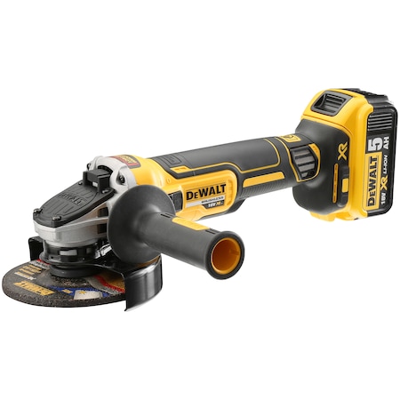 Polizor unghiular profesional cu motor fara perii pe acumulator DeWalt DCG405P2