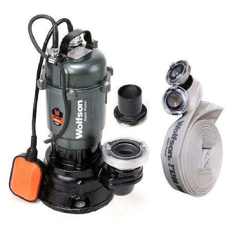 Pompa submersibilă apă murdară cu cuțit tocător WOLFSON® TP-3300T