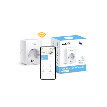 Priza inteligenta TP-Link Mini Tapo P100, Wi-Fi