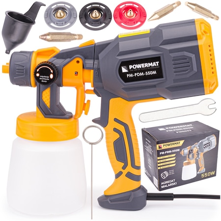 Pulverizator de vopsea electric 550W Powermat PM-PDM-550M