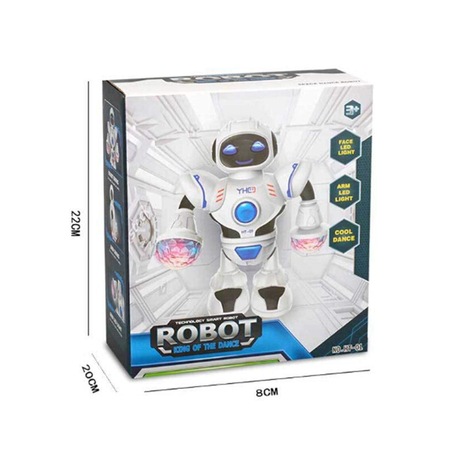Robot AKU interactiv care merge și dansează