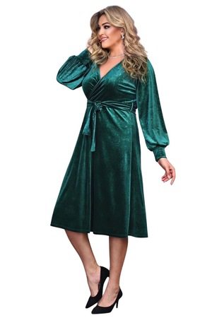 Rochie eleganta Elisabeta, din catifea soft