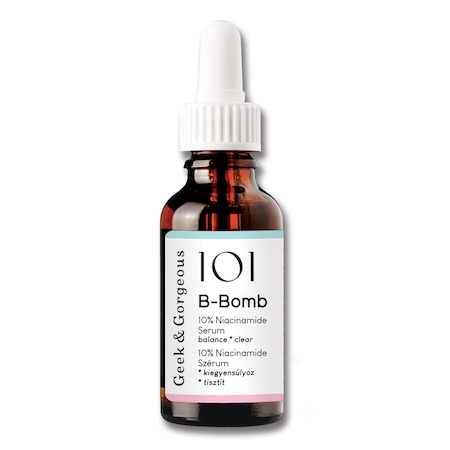 Serum B-Bomb cu 10% Niacinamide Geek&Gorgeous