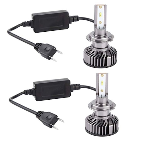 Set becuri tehnologie LED H7 6500K Canbus