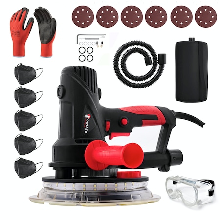 Șlefuitor pereți cu aspirator și iluminare YAMATO SLFY-X900