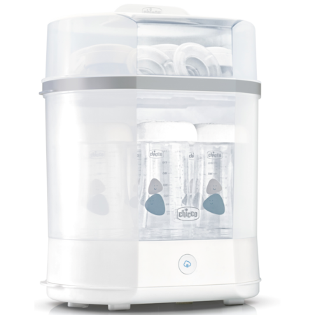 Sterilizator biberoane electric cu aburi 3 in 1 Chicco Steril Natural