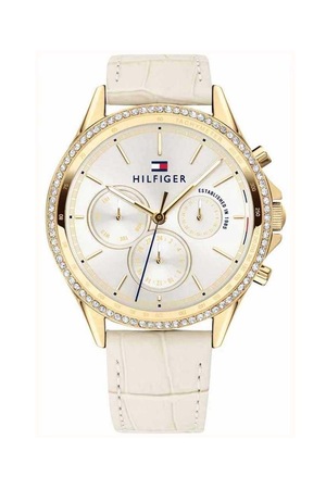 Tommy Hilfiger Ceas cu functii multiple si curea de piele